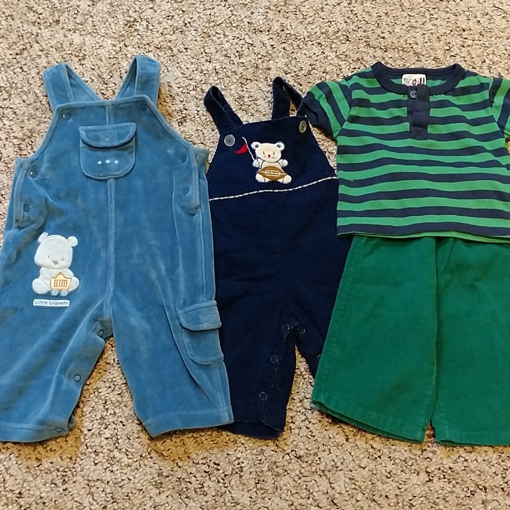 Vintage baby boys bundle, 4 pieces, size 3-6mo